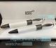 Replica Montblanc Writers Edition Daniel Defoe Roller ball White Pen (4)_th.jpg